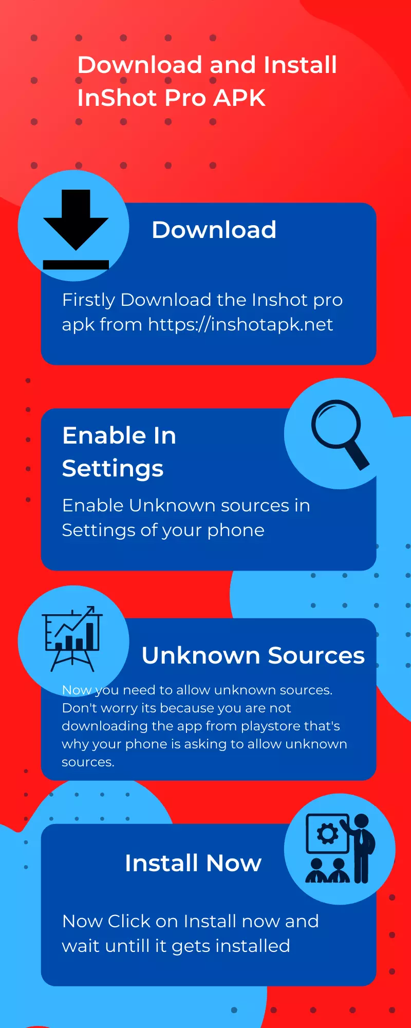 Download and Install InShot Pro APK Infographics